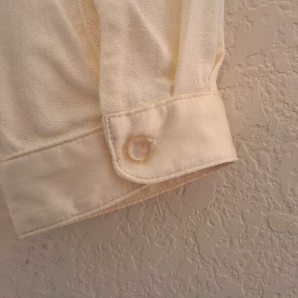 Anthropologie Timy Amarante Embroidered Shirt Dress W/ Metallic Gold Lace & Pear - Picture 9 of 11